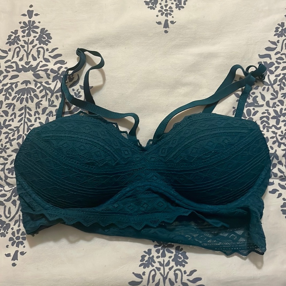 PINK Teal bralette Medium